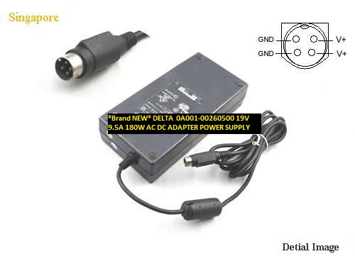 *Brand NEW* DELTA 180W AC DC ADAPTER 19V 9.5A 0A001-00260500 POWER SUPPLY